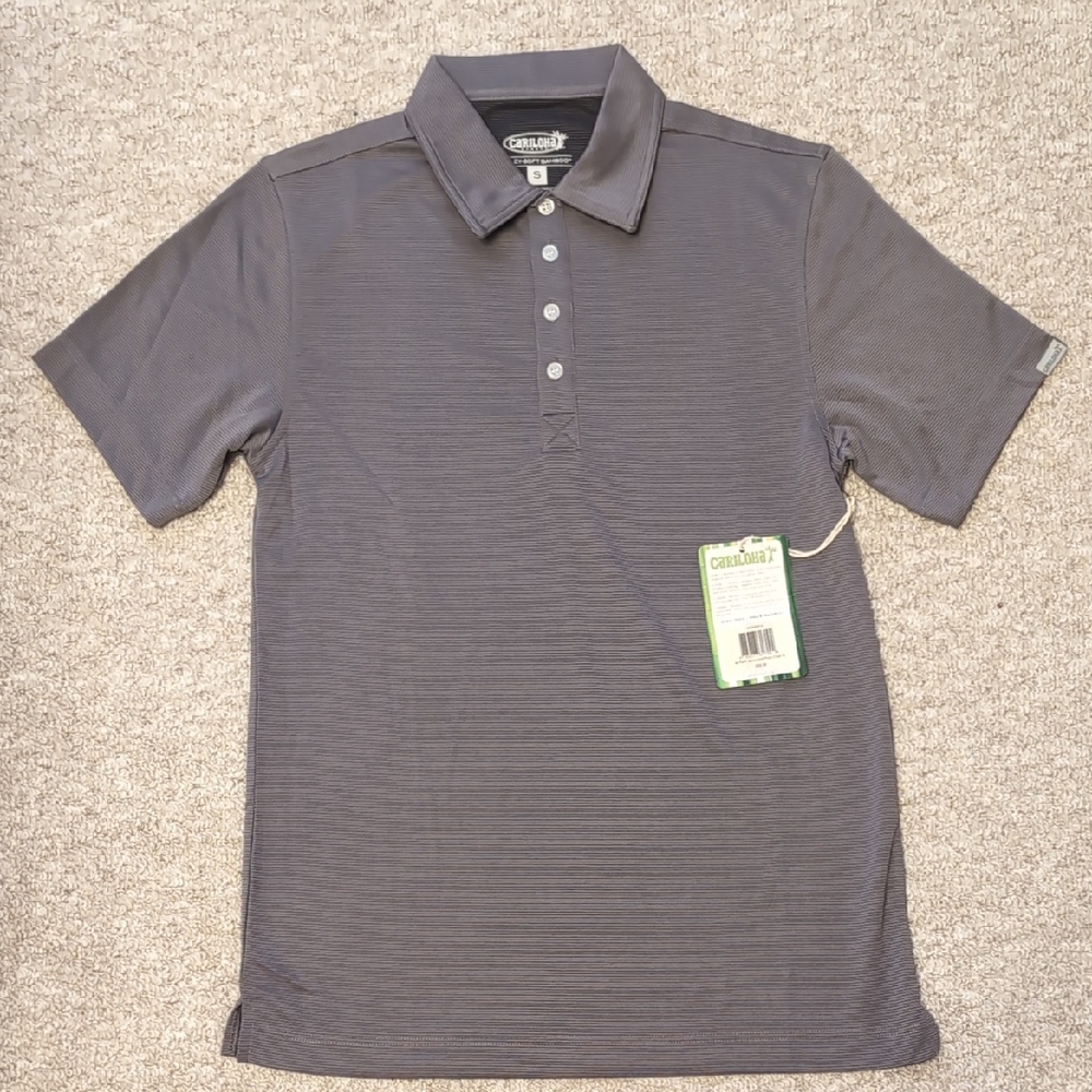 Cariloha Men's Dark Gray Polo Shirt